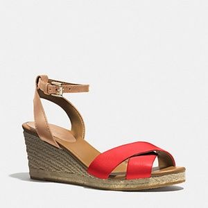 Coach Hanna Wedges, Vermillion